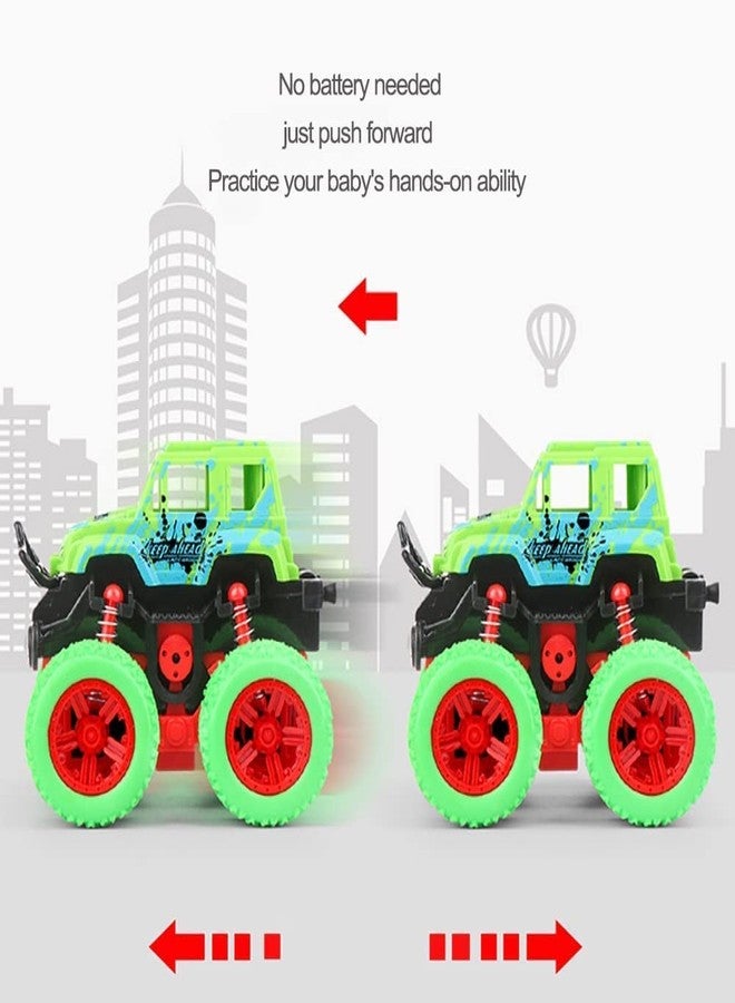 MKY® Monster Truck Toys for Kids Friction Powered Monster Truck Car Toy for Baby Push & Go Toys 4wd Monster Truck Combo Set for Boys & Girls (Pack of 2 Piece Random Color) - Image 5